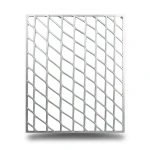 Galvanised Expanded Metal Thickness 1 mm Size 1×2 meters