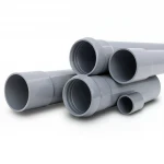 مواسير UPVC بلاسكو ضغط 10 بار  قطر خارجي 500 مم سمك 23.9 مم لون رمادي