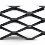 Hot Rolled (Black) Steel Expanded Metal Mesh  Bahri Thickness 2 mm Width 1.22 meter Length 4 meter | Bait Al Tatawor Company