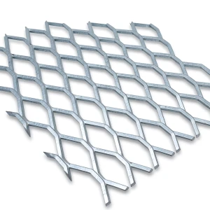 Galvanised Expanded Metal Thickness 1.5 mm Size 1×2 meters