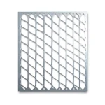 Galvanised Expanded Metal Thickness 2.7 mm Size 1×2 meters