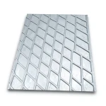 Galvanised Expanded Metal 4 mm Thickness 1×2 meters