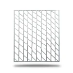 Galvanised Expanded Metal 4 mm Thickness 1×2 meters
