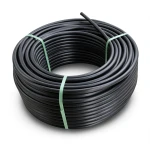 لفة أنابيب HDPE ضغط اسمي 8 بار PE 80 قطر خارجي 50 مم SDR 17 لون أسود