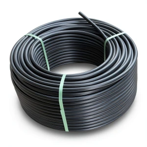 لفة أنابيب HDPE ضغط 10 بار PE 80 قطر خارجي 25 مم SDR 13.6 لون أسود