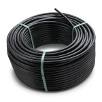 لفة أنابيب بلاستيك HDPE ضغط 10 بار PE 80 قطر خارجي 40 مم SDR 13.6 لون أسود