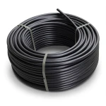لفة أنابيب HDPE ضغط 10 بار PE 80 قطر خارجي 50 مم SDR 13.6 لون أسود