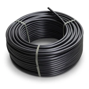 لفة أنابيب HDPE ضغط 10 بار PE 80 قطر خارجي 50 مم SDR 13.6 لون أسود