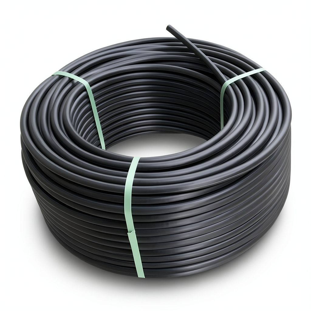 HDPE Plastic Coil Pipe PN 10 Bar PE 80 63 mm SDR 13.6 Black