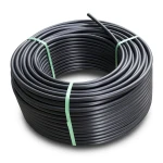 لفة أنابيب HDPE ضغط 10 بار PE 80 قطر خارجي 75 مم SDR 13.6 لون أسود