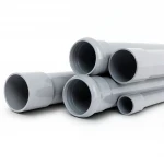 UPVC Pipes Plasco Nominal Pressure 10 Bar Outside Diameter 355 mm Thickness 26.3 mm Gray Colour