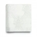 ورق حائط ايطالي لون اوف وايت تصميم كلاسيك، مقاس 10 م×1.06 م، موديل 82712