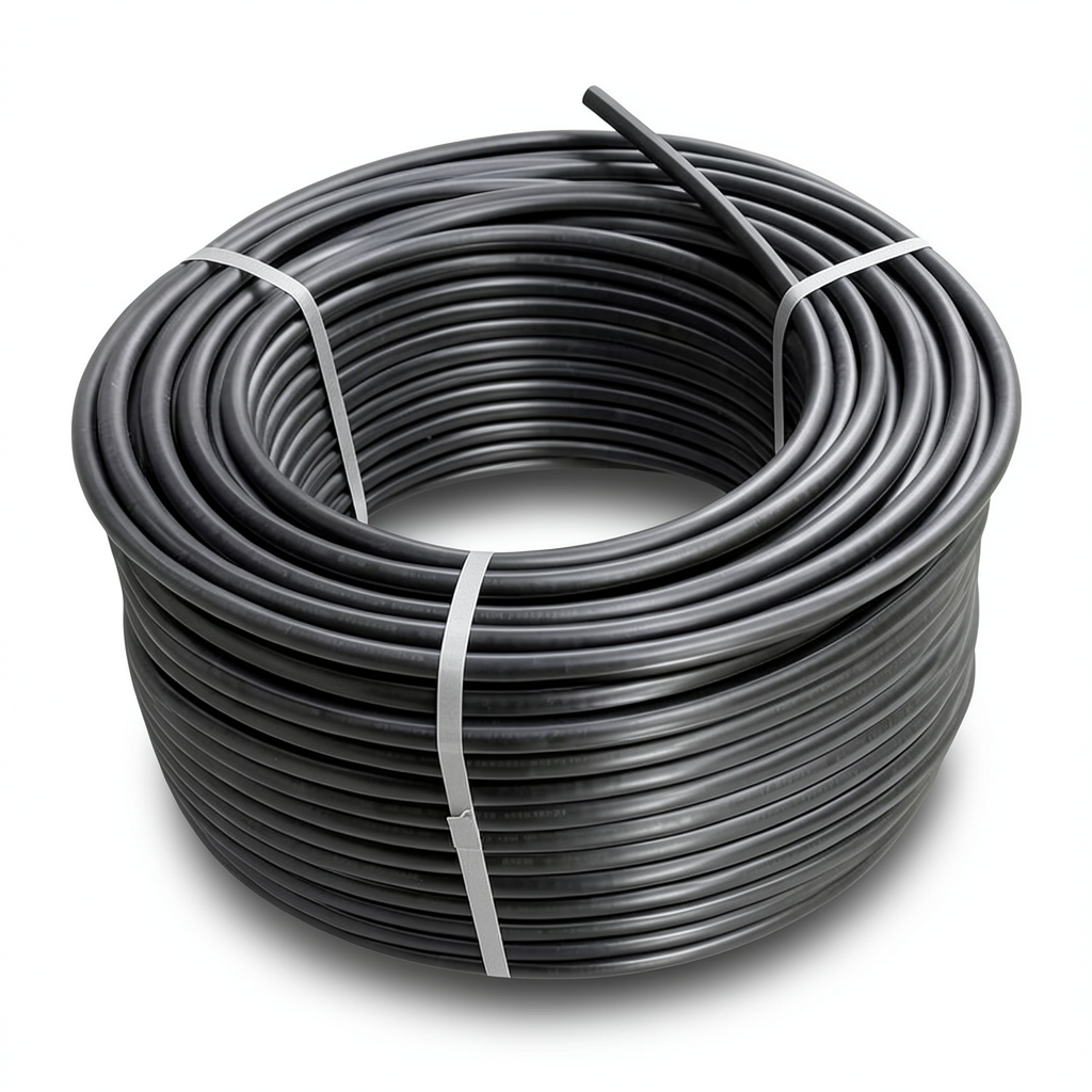 HDPE Plastic Coil Pipe PN 10 Bar PE 80 OD 125 mm SDR 13.6 Black