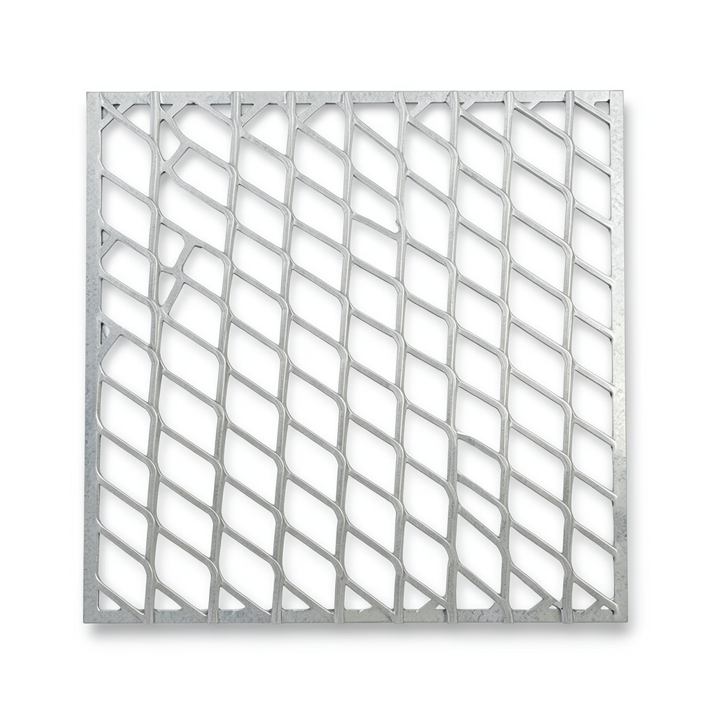 Galvanised Expanded Metal Thickness 4 mm Size 1.22×2.44 meters