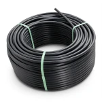 لفة أنابيب HDPE ضغط 10 بار PE 80 قطر خارجي 160 مم SDR 13.6 لون اسود