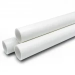 UPVC Pipes Plasco Nominal Pressure 6 Bar Outside Diameter 50 mm Thickness 1.8 mm White Colour