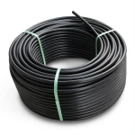 لفة أنابيب HDPE ضغط 8 بار PE 80 قطر خارجي 160 مم SDR 17 لون اسود
