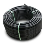 لفة أنابيب HDPE ضغط 10 بار PE 80 قطر خارجي 75 مم SDR 13.6 لون أسود
