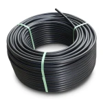 لفة أنابيب HDPE ضغط 10 بار PE 80 قطر خارجي 110 مم SDR 13.6 لون أسود