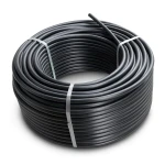 لفة أنابيب HDPE ضغط 10 بار PE 80 قطر خارجي 125 مم SDR 13.6 لون أسود