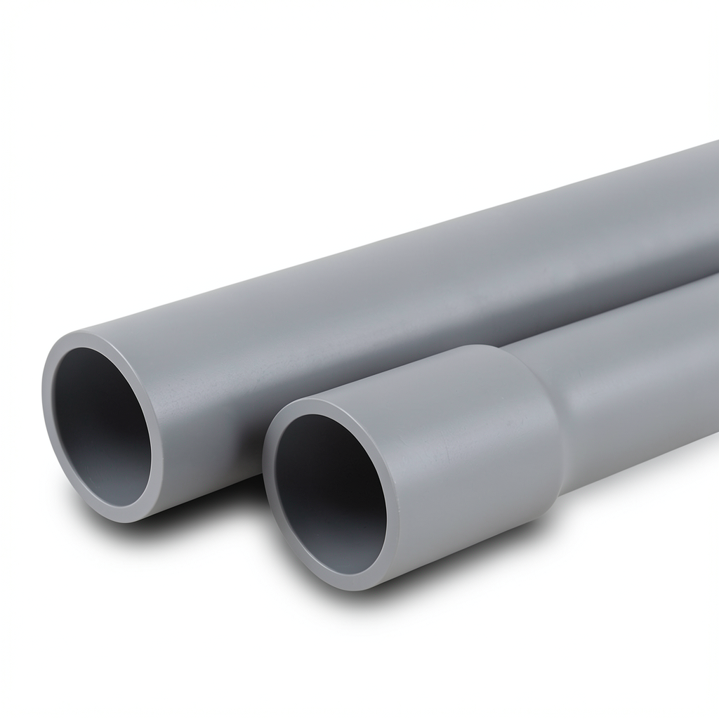 UPVC Pipes Nominal Pressure 10 Bar Outer Diameter 630 mm Thickness 30.00 mm Gray