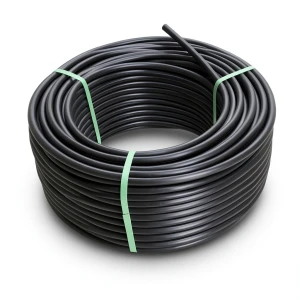 لفة أنابيب HDPE ضغط 10 بار PE 80 قطر خارجي 25 مم SDR 13.6 لون أسود