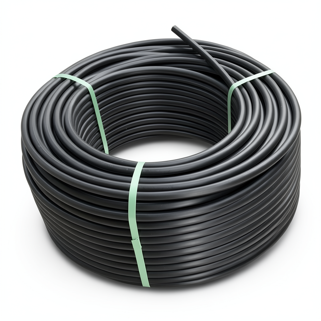 HDPE Plastic Coil Pipe PN 10 Bar PE 80 OD 32 mm SDR 13.6 Black