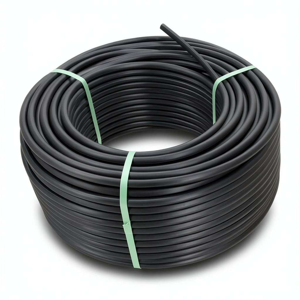 لفة أنابيب بلاستيك HDPE ضغط 10 بار PE 80 قطر خارجي 40 مم SDR 13.6 لون أسود