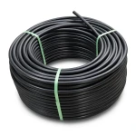 لفة أنابيب HDPE ضغط 10 بار PE 80 قطر خارجي 75 مم SDR 13.6 لون أسود