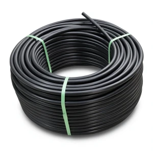 لفة أنابيب HDPE ضغط 10 بار PE 80 قطر خارجي 75 مم SDR 13.6 لون أسود