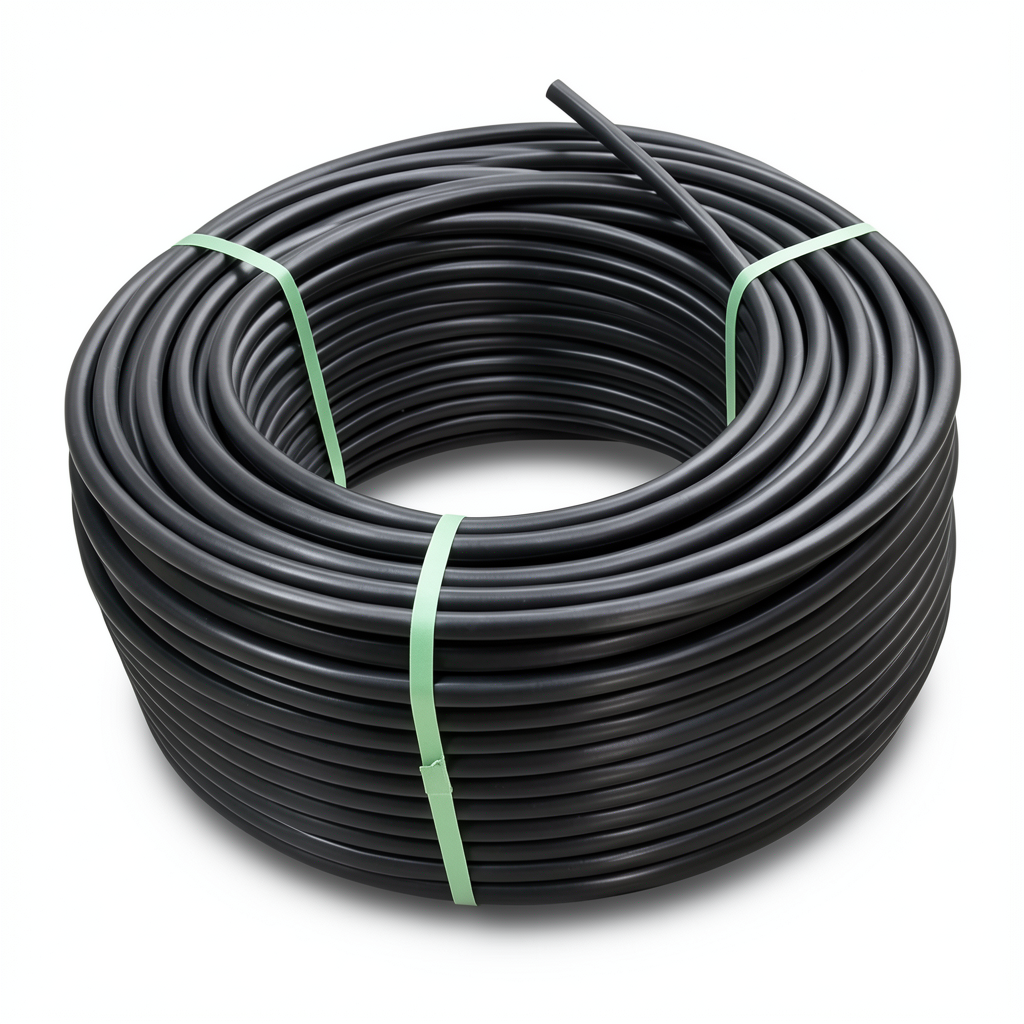 HDPE Coil Pipe PN 10 Bar PE 80 OD 75 mm SDR 13.6 Black