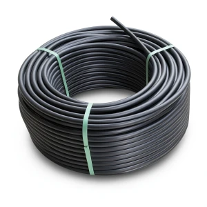 HDPE Plastic Coil Pipe PN 10 Bar PE 80 OD 140 mm SDR 13.6 Black