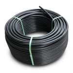 لفة أنابيب HDPE ضغط 10 بار PE 80 قطر خارجي 160 مم SDR 13.6 لون اسود
