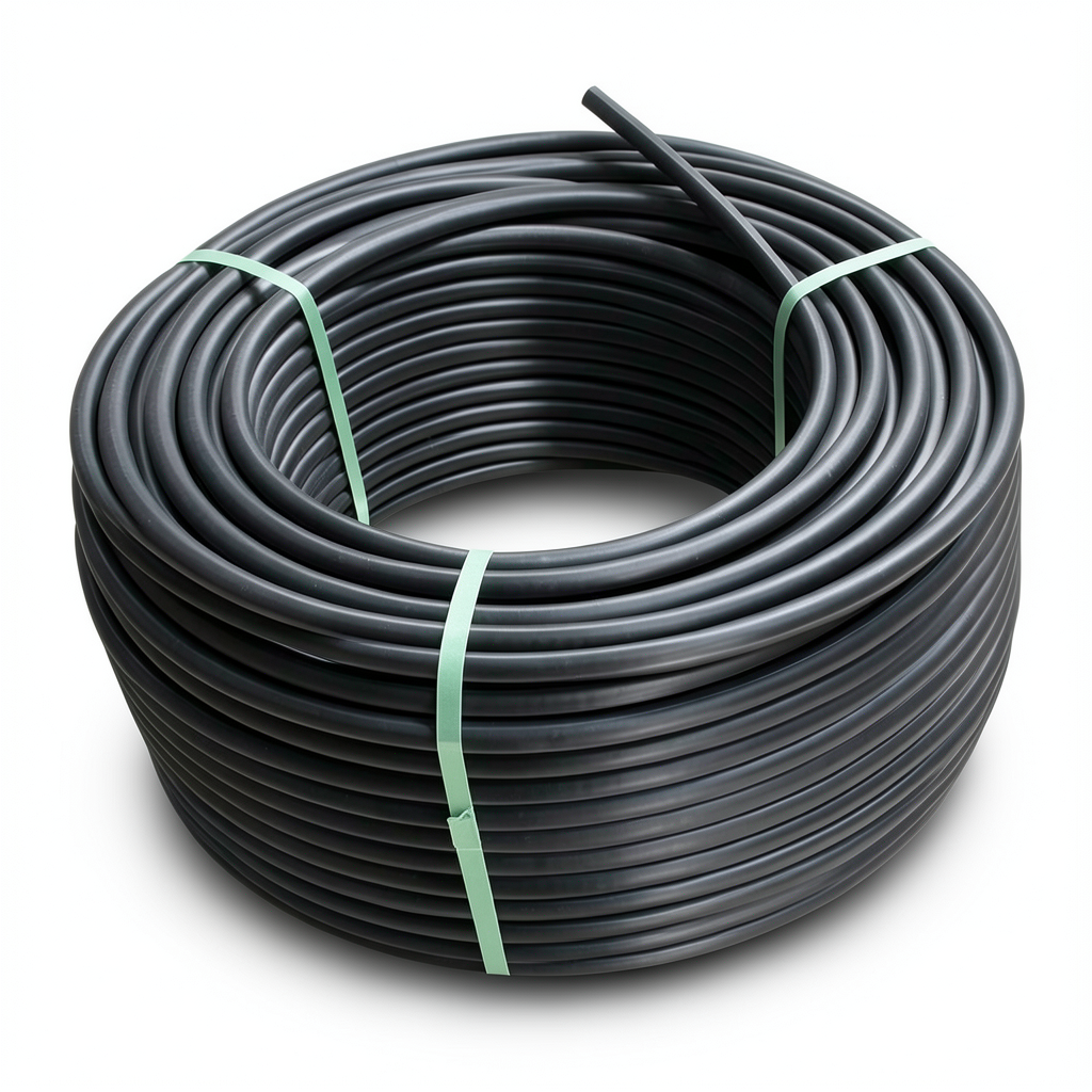HDPE Plastic Coil Pipe PN 10 Bar PE 80 OD 160 mm SDR 13.6 Black