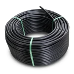 لفة أنابيب HDPE ضغط 12.5 بار PE 80 قطر خارجي 20 مم SDR 11 أسود