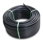 لفة أنابيب بلاستيك HDPE ضغط 12.5 بار PE 100 قطر خارجي 63 مم SDR 13.6 لون أسود