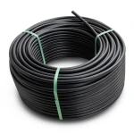 لفة أنابيب HDPE ضغط 12.5 بار PE 100 قطر خارجي 90 مم SDR 13.6 لون أسود
