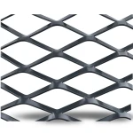 Hot Rolled (Black) Steel Expanded Metal Mesh Thickness 1.5 mm Width 1.22 m Length 1 m