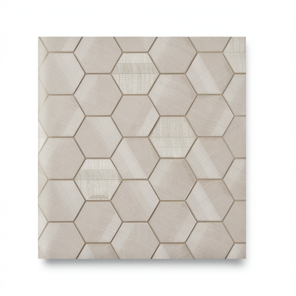 Italian Wallpaper 10m x 0.73m Light Brown, Model 44808