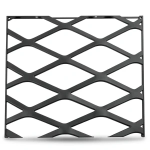 Hot Rolled Black Steel Expanded Metal Mesh Thickness 1.4 mm Width 1.22 M Length 2 M