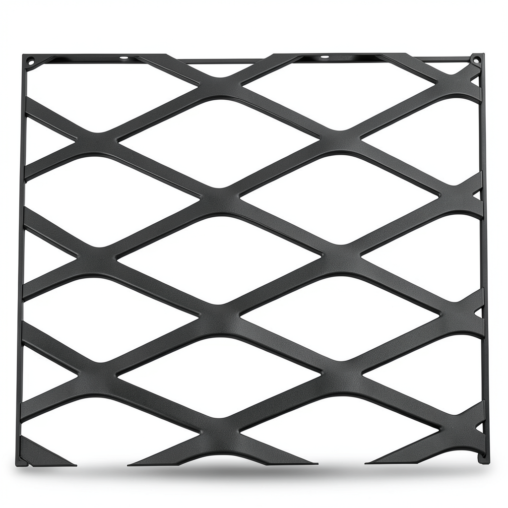 Hot Rolled Black Steel Expanded Metal Mesh Thickness 1.4 mm Width 1.22 M Length 2 M