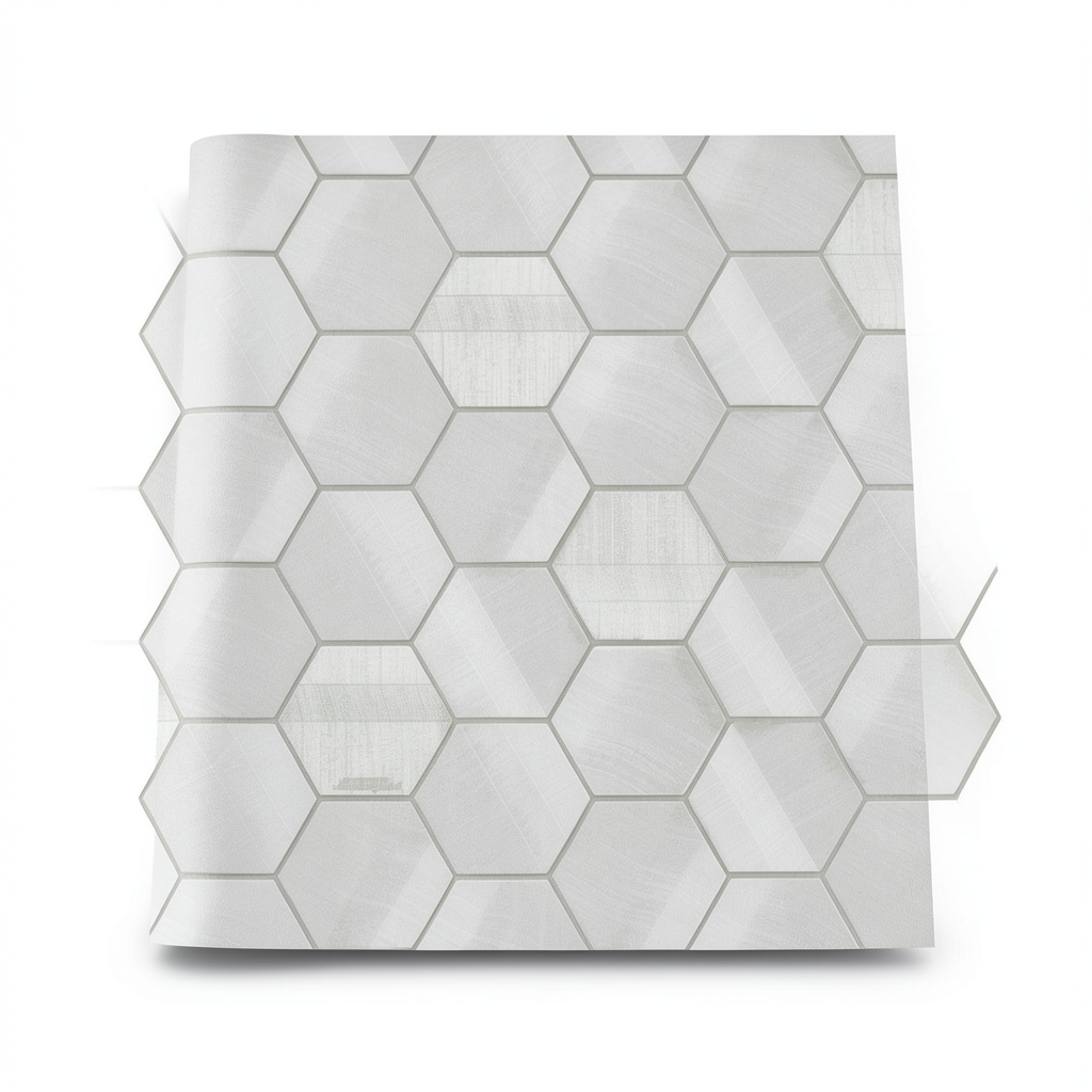 Italian Wallpaper 10m x 0.73m Pale Gray, Model 44809