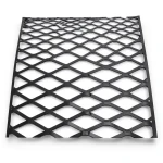 Hot Rolled Black Steel Expanded Metal Mesh Thickness 1.5 mm Width 1.22 m Length 2 m