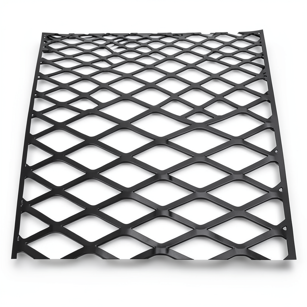 Hot Rolled Black Steel Expanded Metal Mesh Thickness 1.5 mm Width 1.22 m Length 2 m