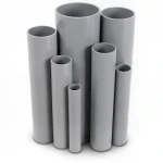 UPVC Pipes  Modern Technology Nominal Pressure 9 Bar Outside Diameter 88.7 mm Thickness 3.5 mm Gray Colour