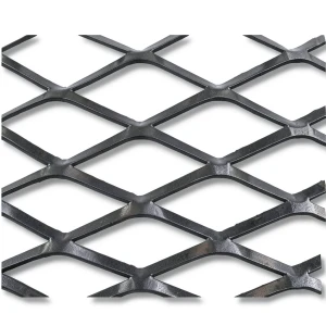 Hot Rolled Black Steel Expanded Metal Mesh Thickness 1.2 mm Width 1.22 m Length 3 m