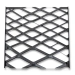 Hot Rolled Black Steel Expanded Metal Mesh Thickness 1.4 mm Width 1.22 m Length 3 m