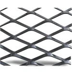 Hot Rolled Black Steel Expanded Metal Mesh 1.2 mm Thick 1.22x4 m