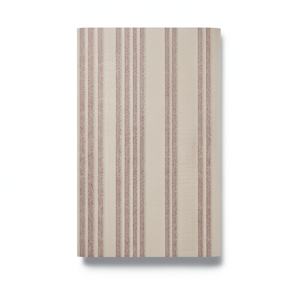 Italian Wallpaper Striped Design 10m x 0.73m, Light Brown