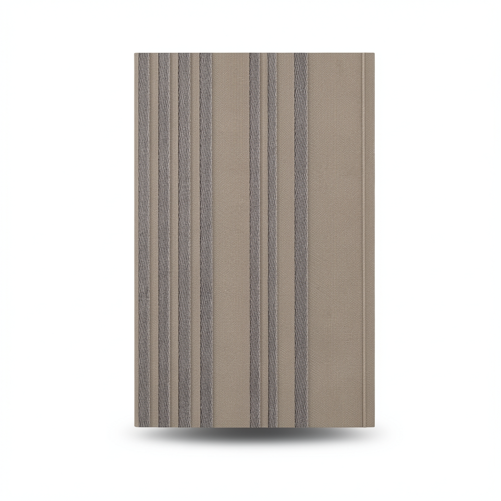 Italian Wallpaper Striped Design 10m x 0.73m, Dark Beige